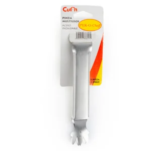 Pinza Hielo 17cm Acero Inoxidable Metal Fex