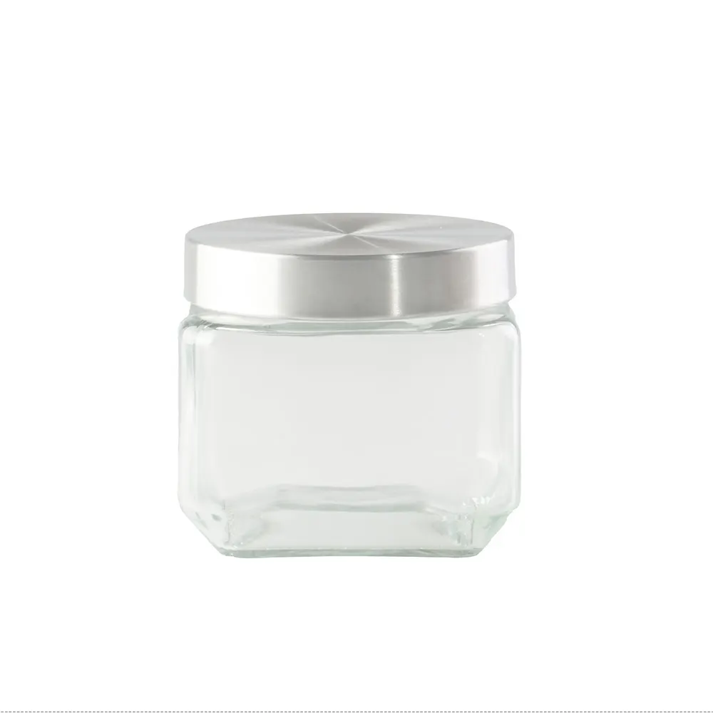 Frasco Cuadrado 800ml Vidrio Vittori