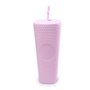 Vaso Diamante 800ml Plástico Colores