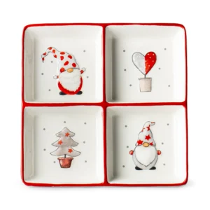 Plato Dulcero Gnomo Cerámica Top Choice