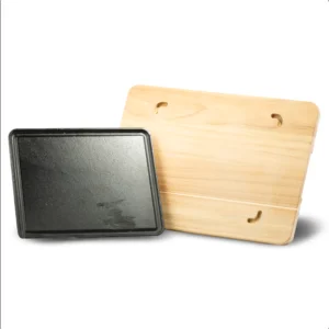 Plancha Rectangular Hierro Fundido Con Tabla Tramontina