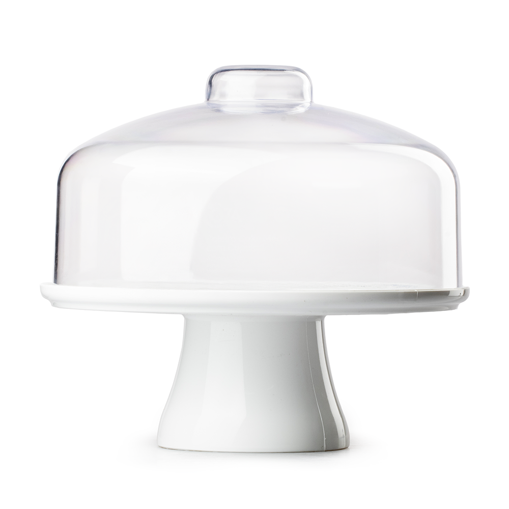 Pastelero Blanco 25cm Plástico Coza