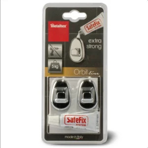 Juego 2 Ganchos Adhesivos Metaltex