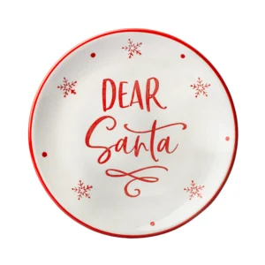 Plato Dear Santa 20cm Cerámica Love And Lemons