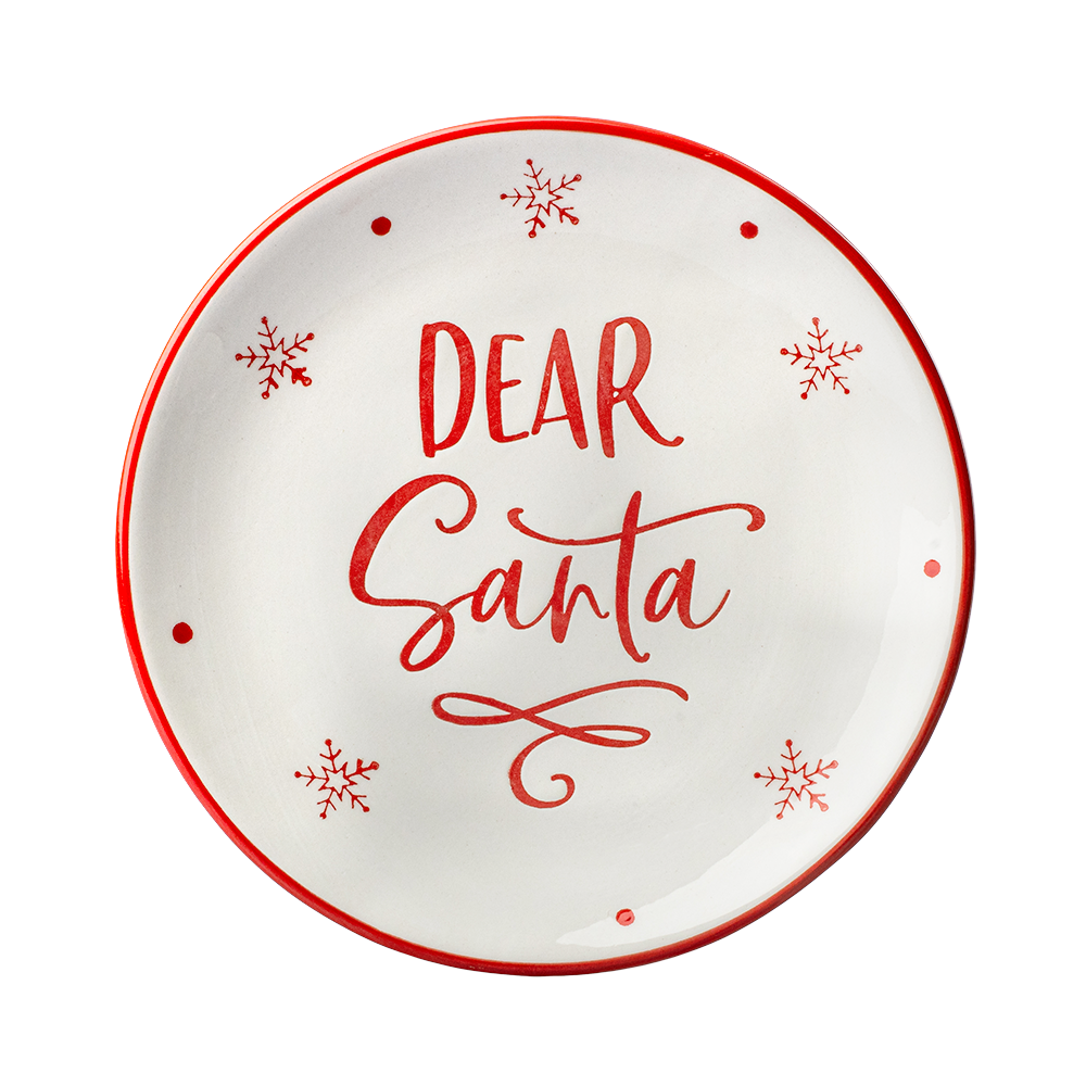 Plato Dear Santa 20cm Cerámica Love And Lemons