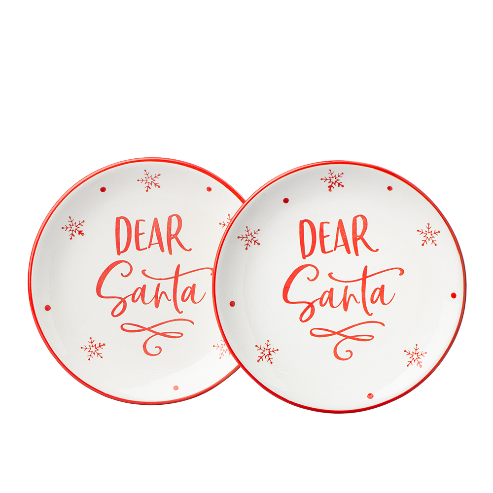 Plato Dear Santa 20cm Cerámica Love And Lemons - Imagen 4