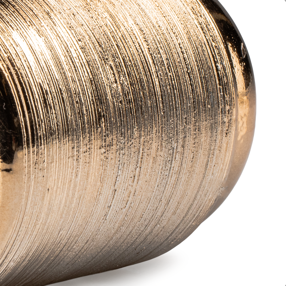 Vaso Portacepillos Dorado 11.5cm Cerámica Top Choice - Imagen 3