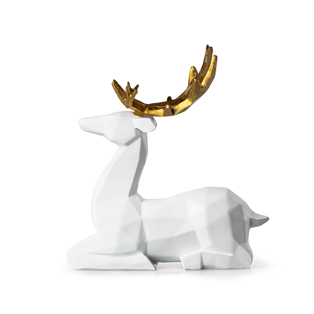 Reno Geométrico 19.2cm Resina Love And Lemons - Imagen 2