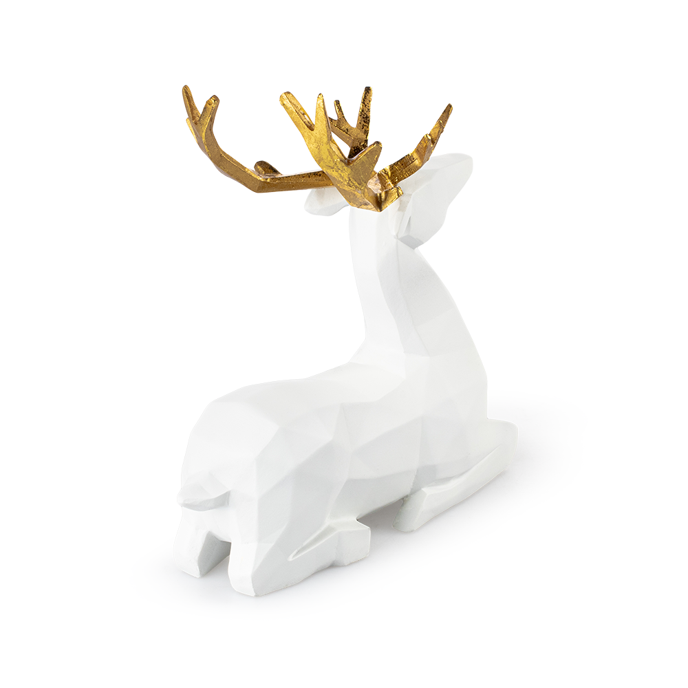 Reno Geométrico 19.2cm Resina Love And Lemons - Imagen 4