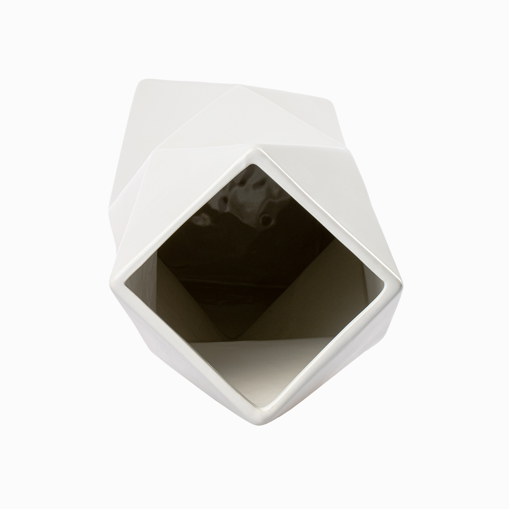 Jarrón Geométrico Grande Cerámica Love And Lemons - Imagen 4