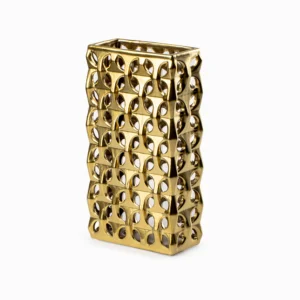 Jarrón Stella Dorado Mediano Cerámica Love And Lemons