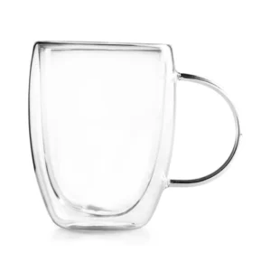 Juego De 2 Tarros Doble Pared 400ml Vidrio Nuvó