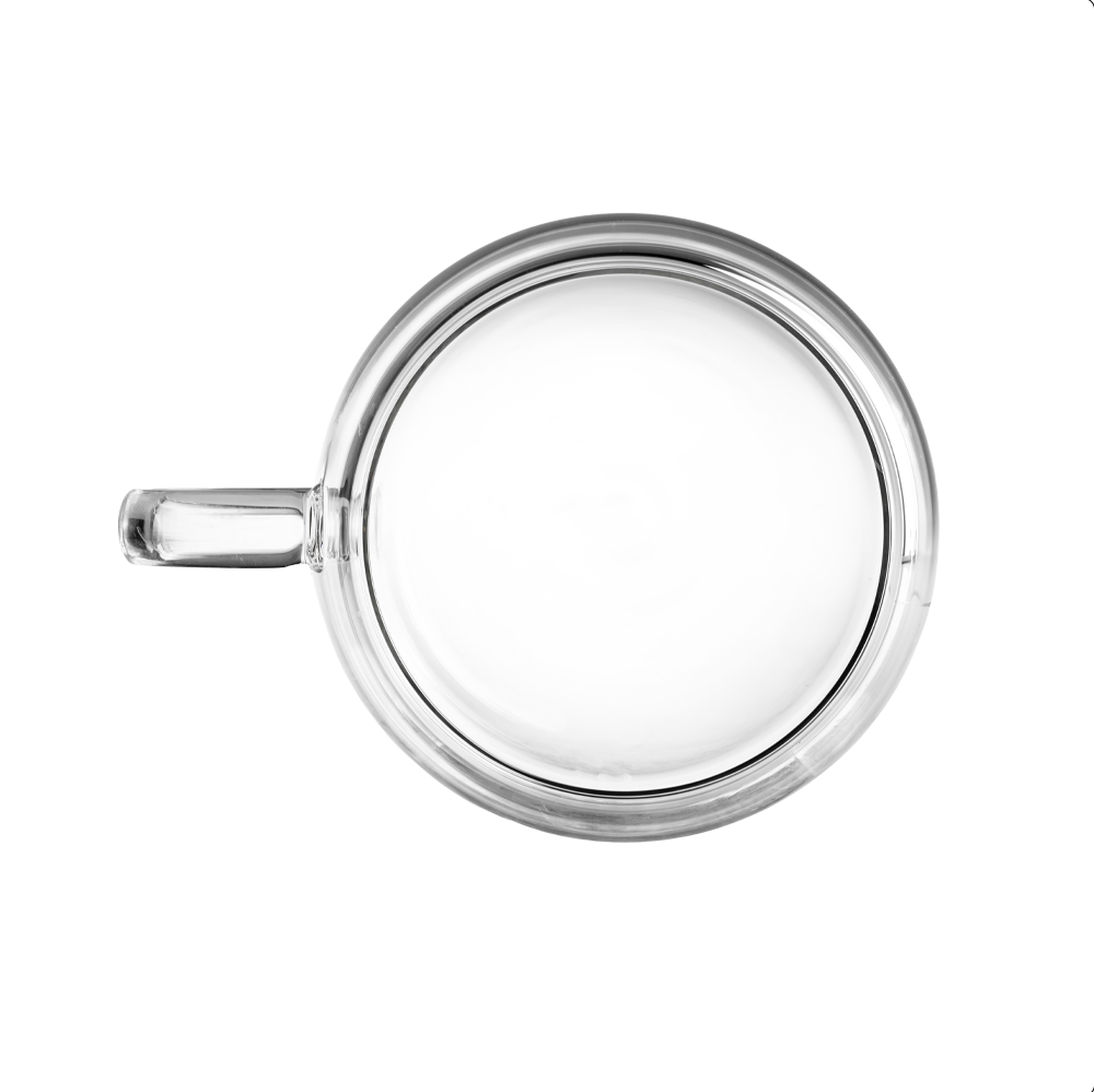 Juego De 2 Tazas Doble Pared 275ml Vidrio Nuvó - Imagen 3