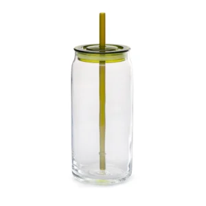 Vaso Con Tapa 600ml Vidrio
