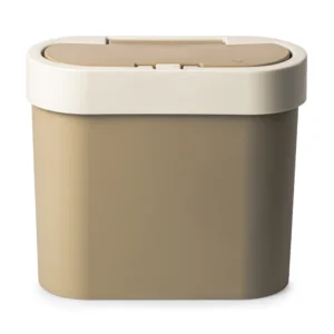 Contenedor De Basura Beige 2.8L Plástico Coza