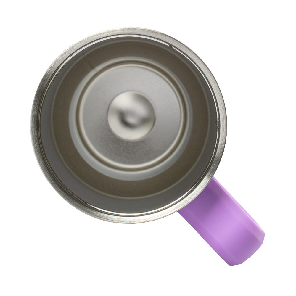 Termo Con Popote Púrpura 1.2L Acero Inoxidable Nuvó - Imagen 3