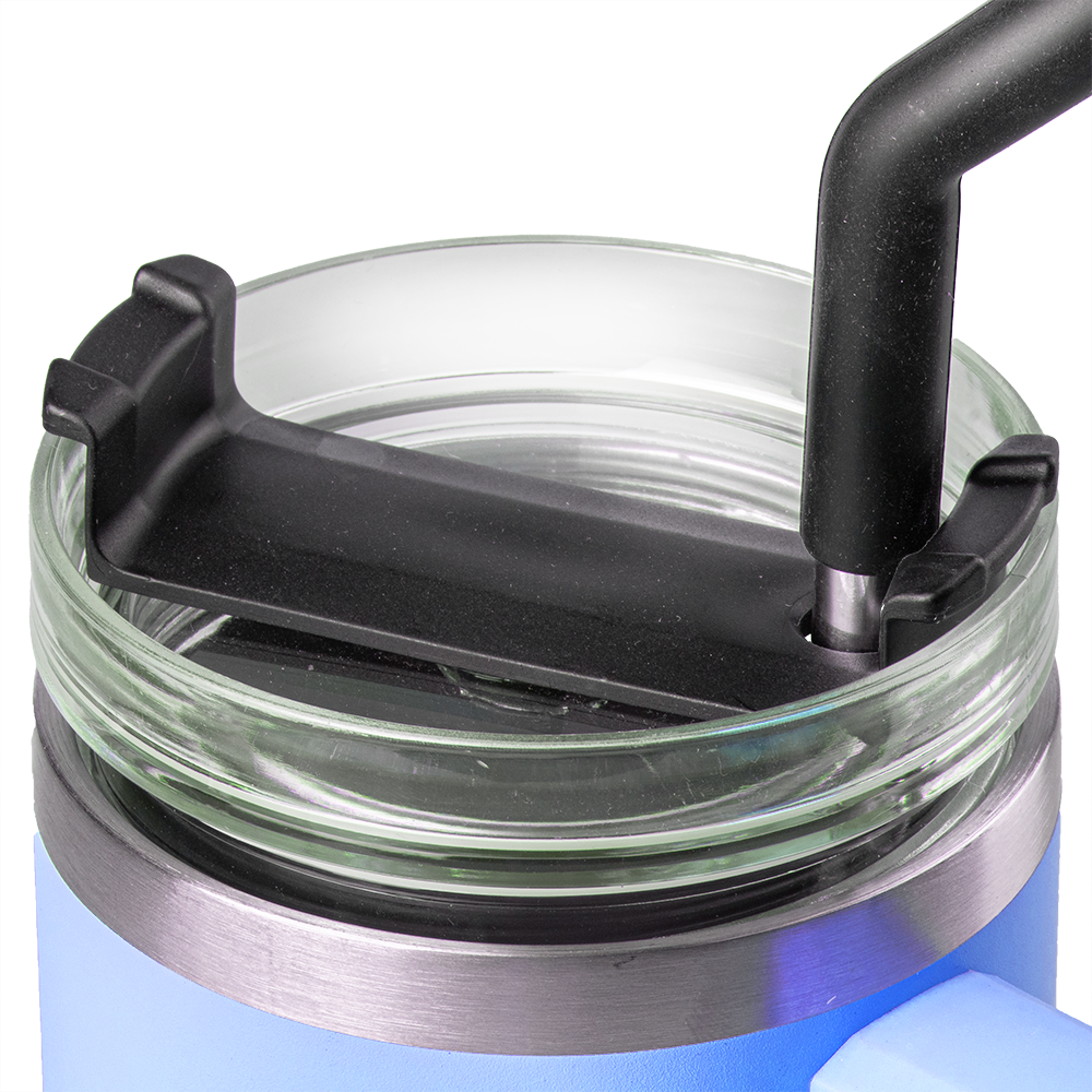 Termo Con Popote Azul 1.2L Acero Inoxidable Nuvó - Imagen 4