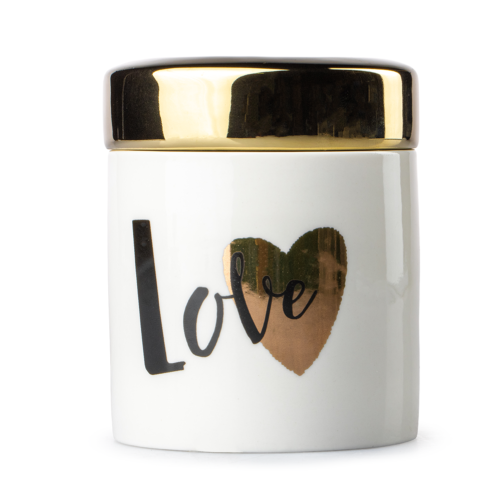 Joyero Love Dorado Cerámica Love And Lemons - Imagen 2